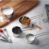 4 darabos fém mérőkanál szett
