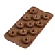 Szilikon bonbon, csokoládé forma – Mini fánk