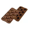 Szilikon bonbon, csokoládé forma – Mini fánk