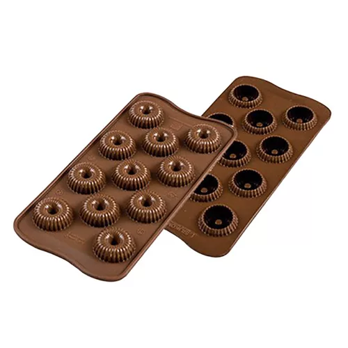 Szilikon bonbon, csokoládé forma – Mini fánk