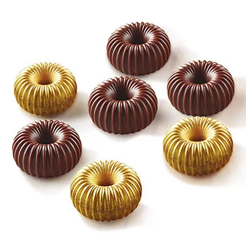 Szilikon bonbon, csokoládé forma – Mini fánk