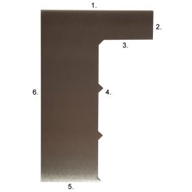 Fém tortaformázó – Nagy szaggatott 