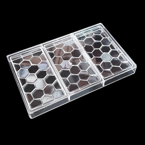 Polikarbonát forma – Táblás csokoládé – Hatszög