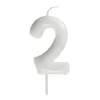 Fehér számgyertya – 2