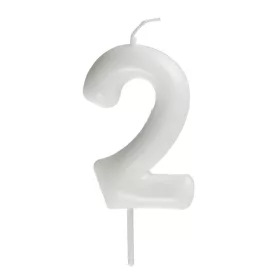 Fehér számgyertya – 2