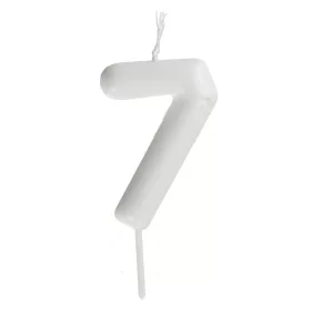 Fehér számgyertya – 7
