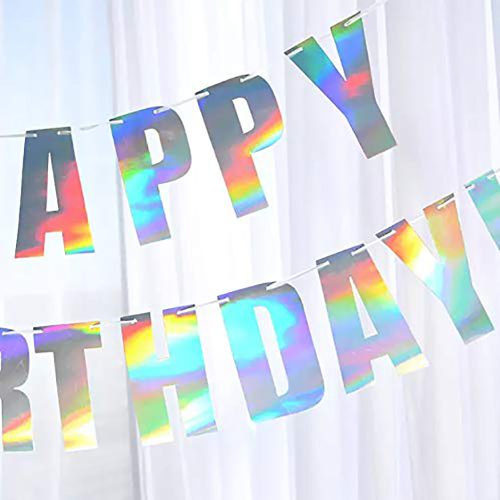 Happy Birthday feliratú születésnapi banner – Tükör 