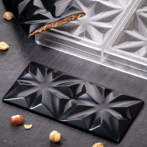 Polikarbonát forma – Táblás csokoládé – Táblás kő