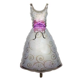 Fólia lufi – Esküvő – Menyasszonyi ruha