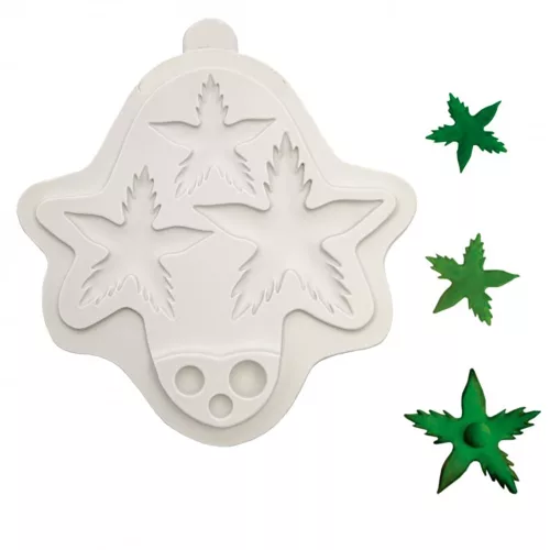 Szilikon fondant és marcipán mintázó – Csészelevél
