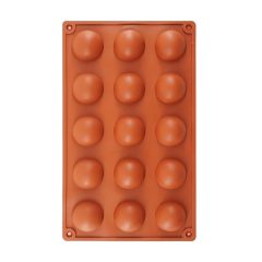 15 részes szilikon forma – Félgömb