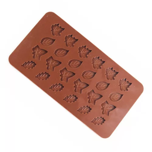Szilikon csokoládé forma – Levelek