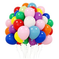   100 darabos latex lufi szett – 12,5 cm – Vegyes színekben