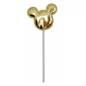 6 darabos sütemény beszúró – Maci fej – Arany