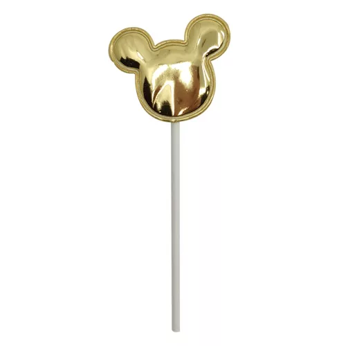 6 darabos sütemény beszúró – Maci fej – Arany