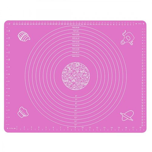 Szilikon nyújtólap vegyes színekben - Kicsi - 30*40