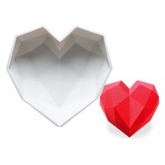 Szilikon forma – Gyémánt szív