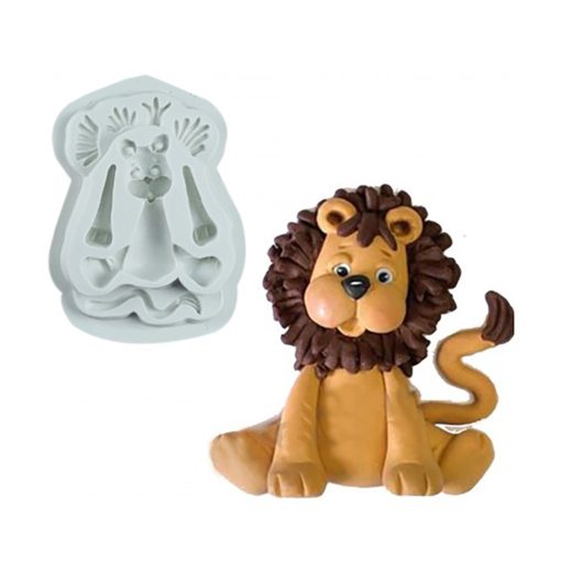 Szilikon fondant és marcipán mintázó – 3D oroszlán