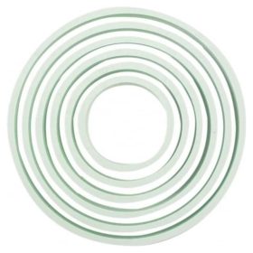 6 darabos műanyag süteménykiszúró – Kör