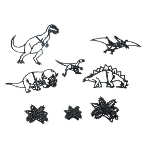 Patchwork fondant kiszúró – Dinoszaurusz, dinó