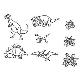 Patchwork fondant kiszúró – Dinoszaurusz, dinó