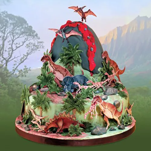 Patchwork fondant kiszúró – Dinoszaurusz, dinó