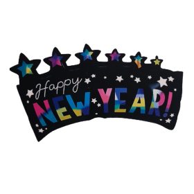 Fólia lufi – Happy New Year – Színes