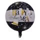 Fólia lufi – Happy New Year – Fekete kör