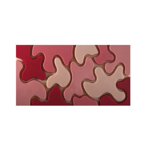 Polikarbonát táblás csokoládé forma – Hullámok