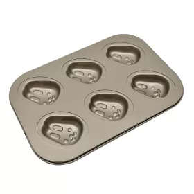   6 részes tapadásmentes bevonatú muffin forma – Nyúl, nyuszi