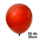 50 darabos latex lufi szett – 30 cm – Piros
