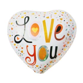 Fólia lufi – Szív – LOVE YOU