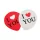 5 darabos latex lufi – I LOVE YOU felirattal 