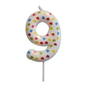 Számgyertya – 9 – Szív 