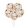 5 darabos latex lufi konfettivel – Rose Gold