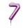 Rózsaszín színű számgyertya – 7