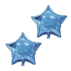 2 darabos fólia lufi – Világoskék csillag