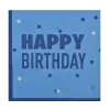 16 darabos papír szalvéta – Happy Birthday – Kék