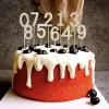 Strasszköves torta beszúró, dekoráció – Szám – 4