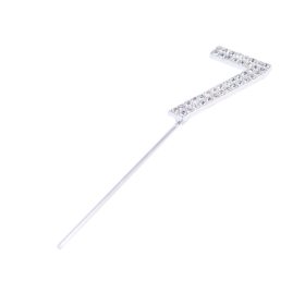 Strasszköves torta beszúró, dekoráció – Szám – 7