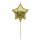 Lufi alakú tortagyertya – Csillag – Arany