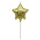 Lufi alakú tortagyertya – Csillag – Arany