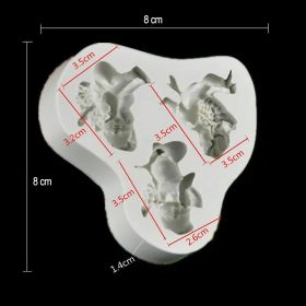 Szilikon fondant és marcipán mintázó – Angyalok