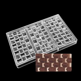 Polikarbonát táblás csokoládé forma – Kocka