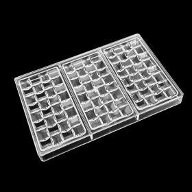 Polikarbonát táblás csokoládé forma – Kocka