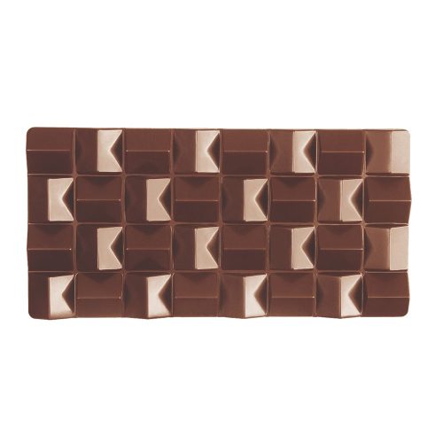 Polikarbonát táblás csokoládé forma – Kocka