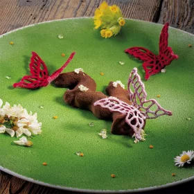 Szilikon tuile és ostya forma – Pillangó, lepke