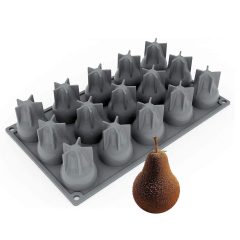 15 részes szilikon forma, mousse forma – Körte