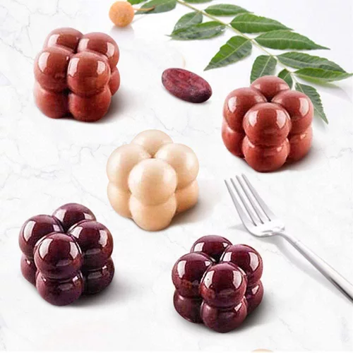 15 részes szilikon forma, mousse forma – Mini buborék kockák