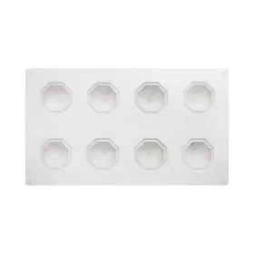 8 részes szilikon forma, mousse forma – Gyémánt 